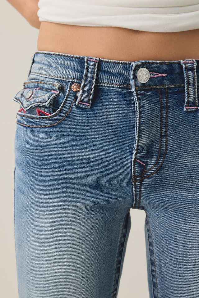 True Religion Becca Big T Flap Pocket Low-Rise Bootcut Jeans #3