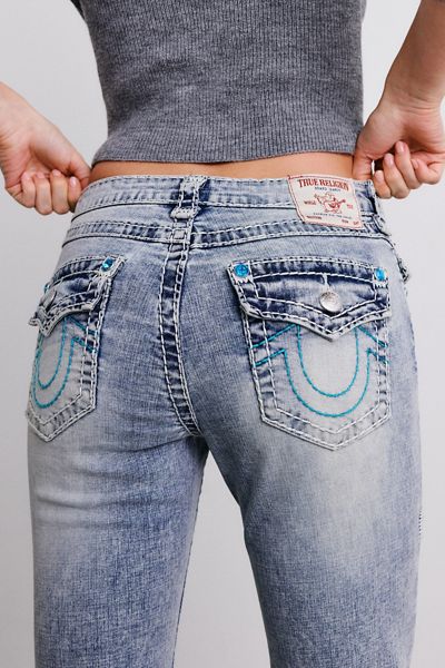 True Religion Becca Super T Mid-Rise Bootcut Jeans