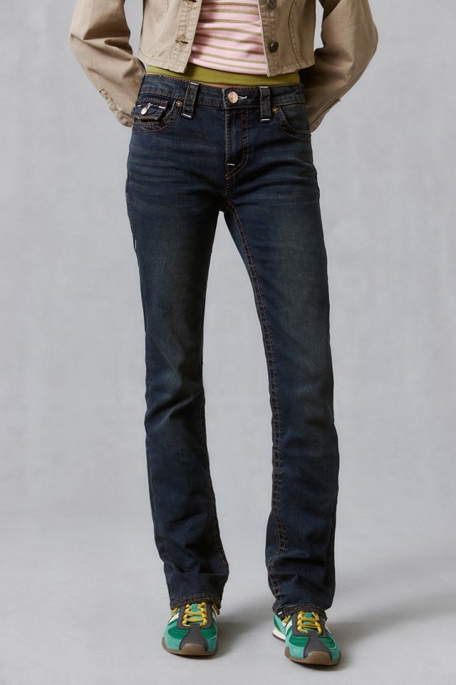 True Religion Billie Double Horseshoe Big T Flap Straight Jeans #1
