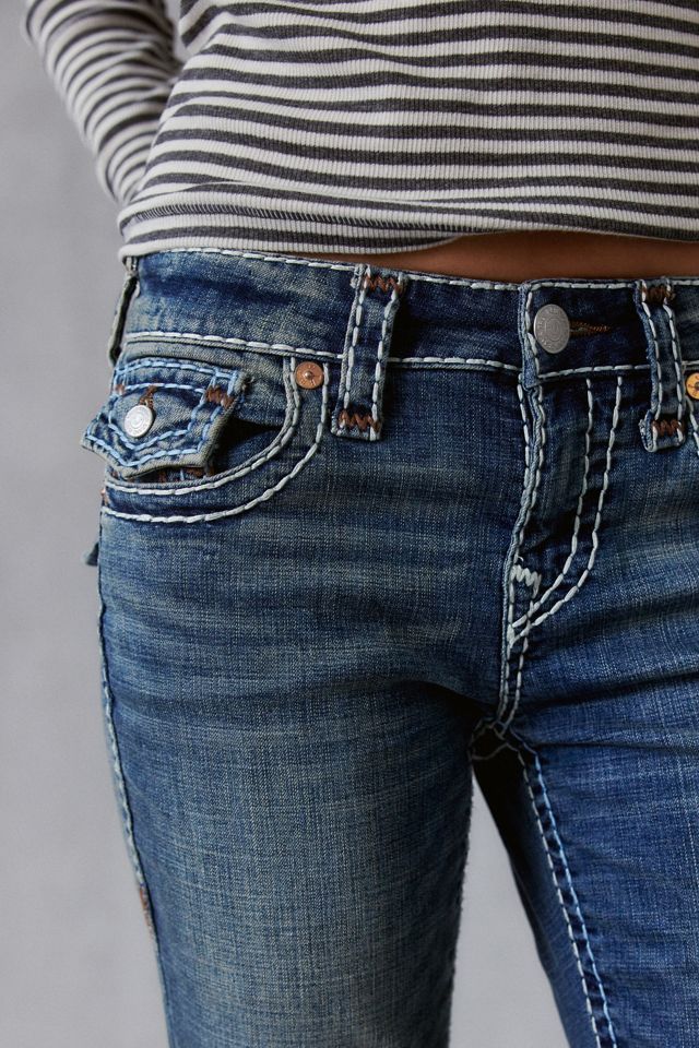 True Religion Billie Big T Flap Low-Rise Straight Jeans #1