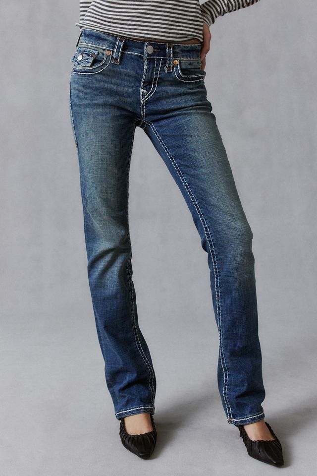 True Religion Billie Big T Flap Low-Rise Straight Jeans #2