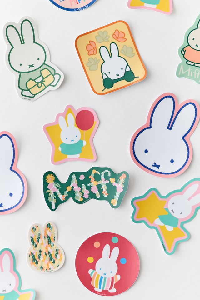 Ensemble de boîte d'autocollants pastel Sticker You X Miffy #2