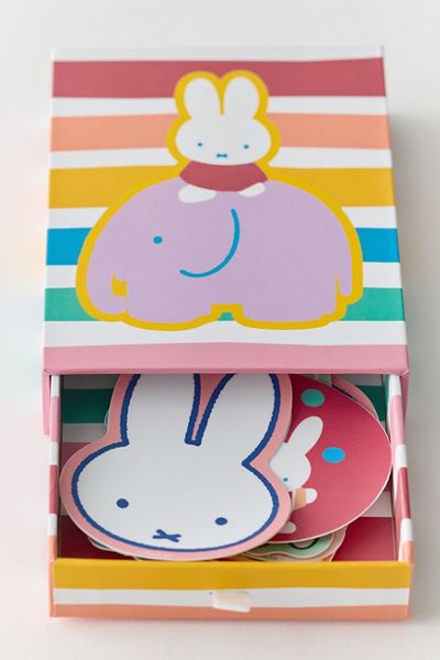 Ensemble de boîte d'autocollants pastel Sticker You X Miffy