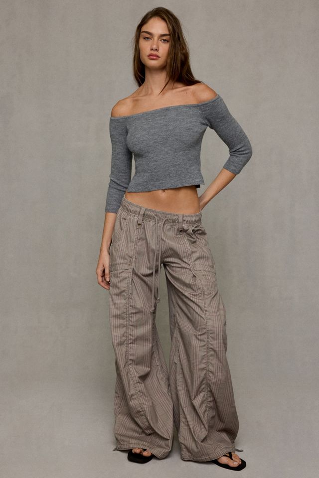 Kimchi Blue Ellie 3/4 Sleeve Off-The-Shoulder Sweater #2