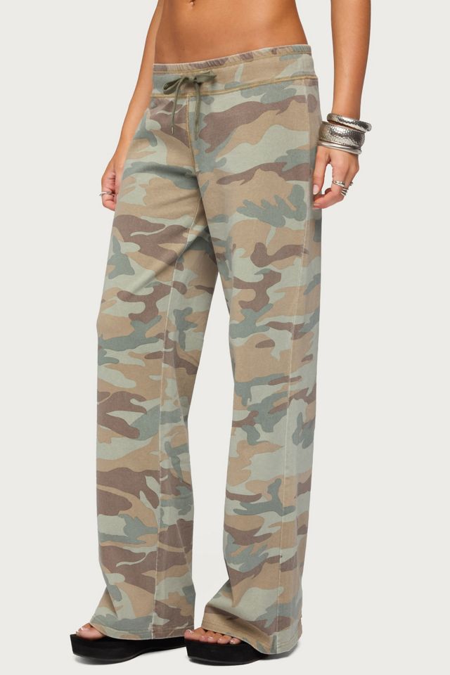 Edikted Kenan Straight Leg Camo Sweatpants #2