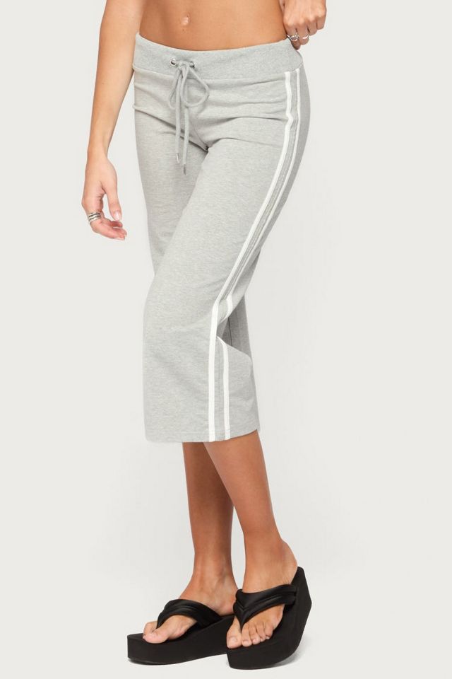 Edikted Zanele Side Stripe Capri Sweatpants #3