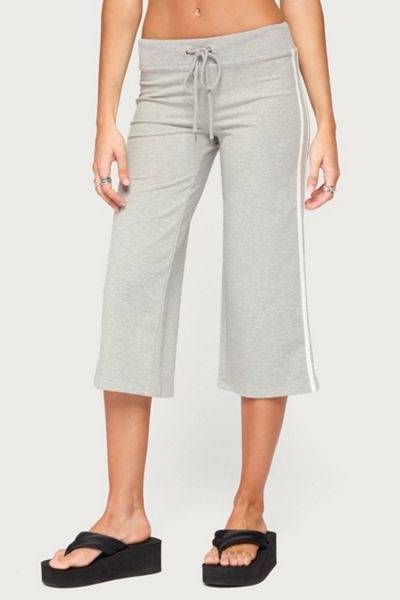 Edikted Zanele Side Stripe Capri Sweatpants