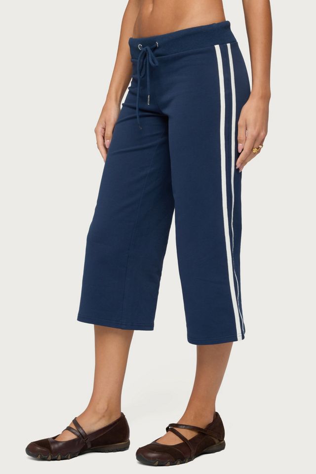 Edikted Zanele Side Stripe Capri Sweatpants #2