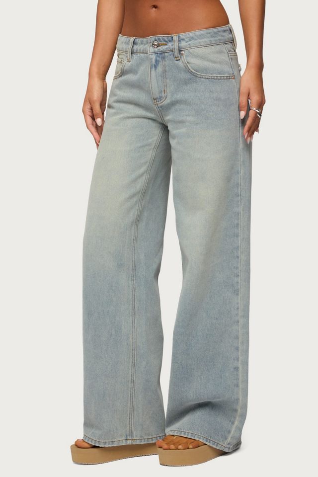 Edikted Quintie Mid Rise Straight Leg Jeans #2