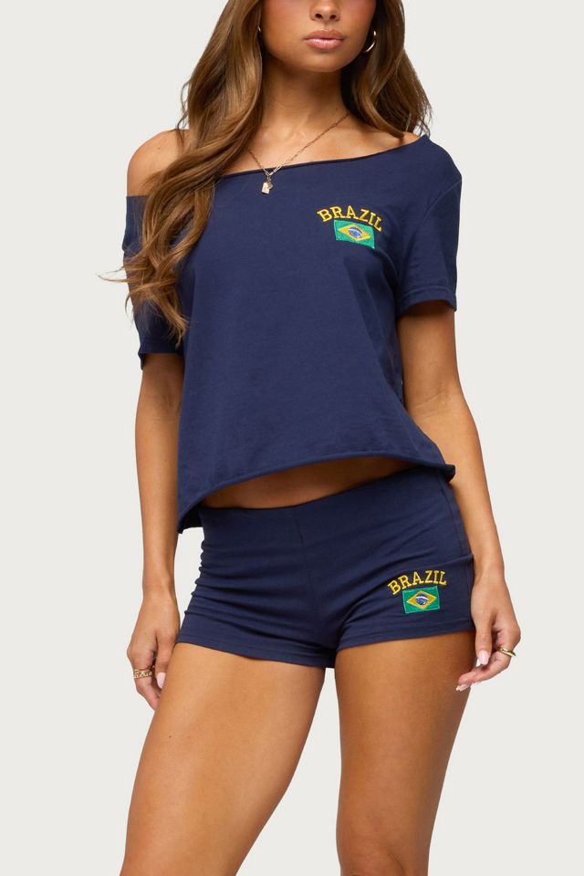Edikted Brazilian Babe Low Rise Micro Shorts #1
