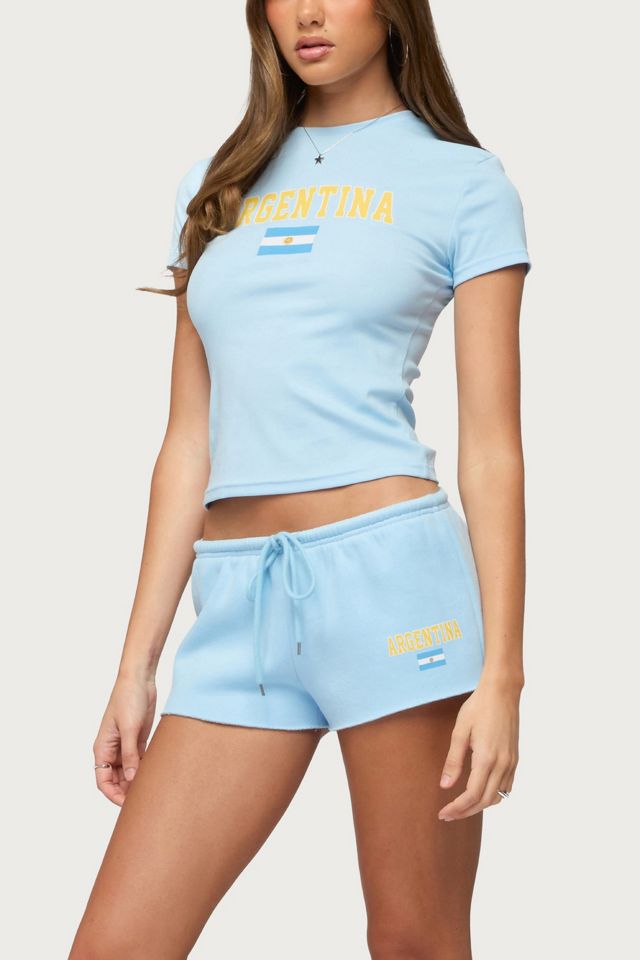 Edikted Argentina Low Rise Shorts #1