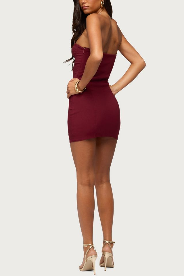 Edikted Sirena Strapless Cupped Mini Dress #3