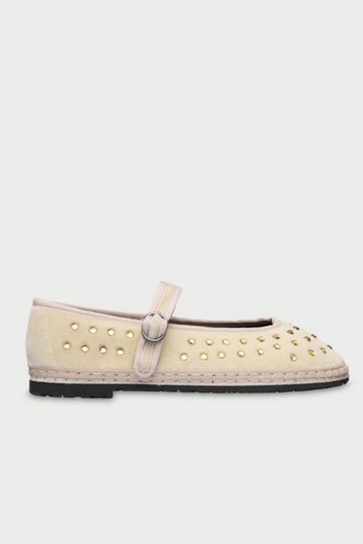 Flabelus Rhinestone Mae Mary Janes