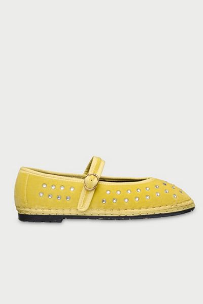Flabelus Rhinestone Mae Mary Janes