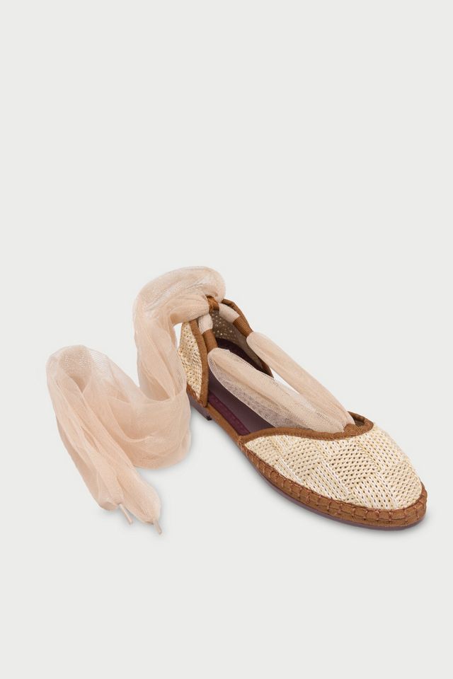 Flabelus Raffia Isabella Craft Mary Janes #1
