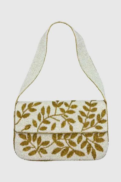 Pizzazz Beaded Motif Shoulder Bag
