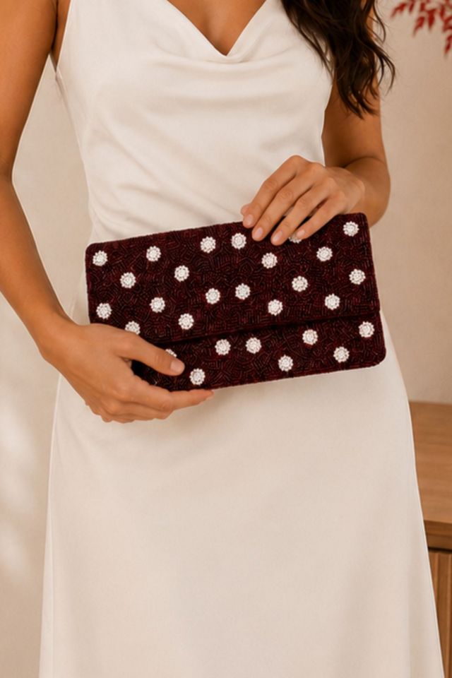 Pizzazz Beaded Crossbody Clutch #2