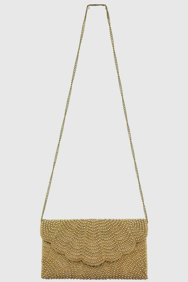 Pizzazz Beaded Crossbody Clutch #1
