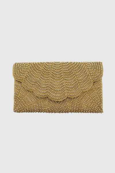 Pizzazz Beaded Crossbody Clutch