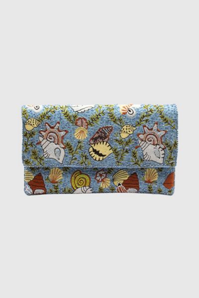 Pizzazz Beaded Crossbody Clutch