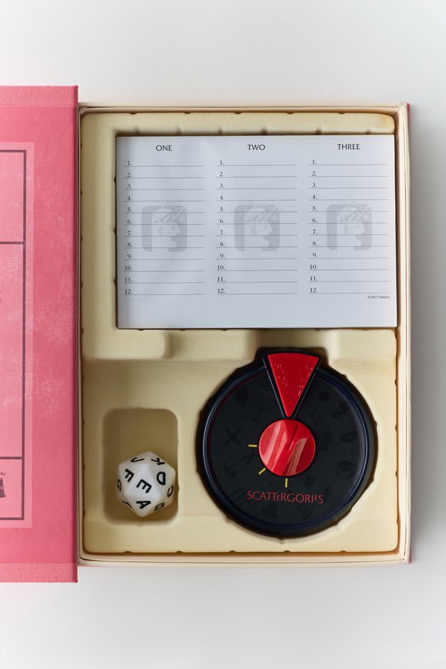 Scattergories Bookshelf Edition Board Game #1