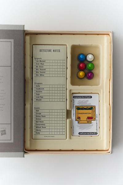 Clue Bookshelf Edition Board Game