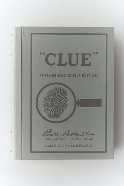Clue Bookshelf Edition Board Game