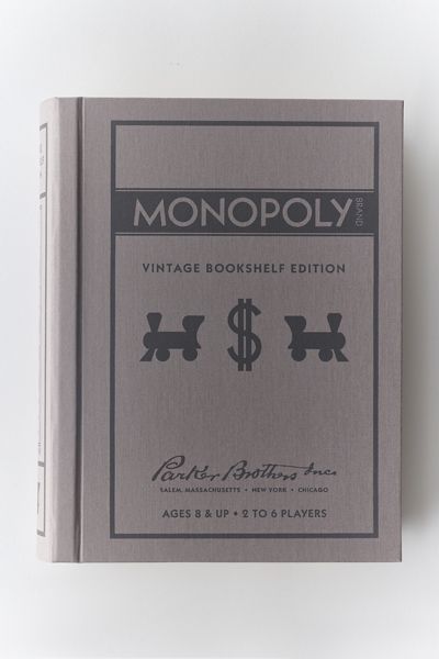 Monopoly Bookshelf Edition Board Game