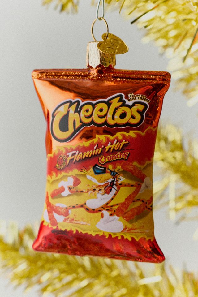 Flamin' Hot Cheetos Glass Ornament #1