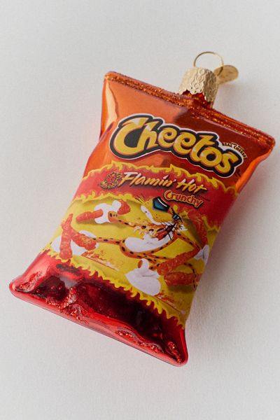 Flamin' Hot Cheetos Glass Ornament