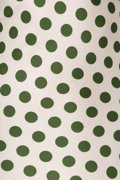 Amy Lynn Baia Polka Dot Satin Halter Dress