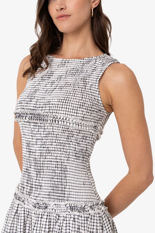Amy Lynn Posey Gingham Cotton Smocked Midi Dress #1