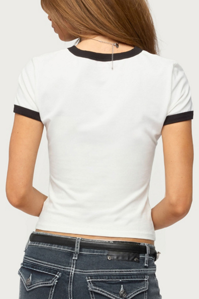 Edikted Germany Contrast T Shirt
