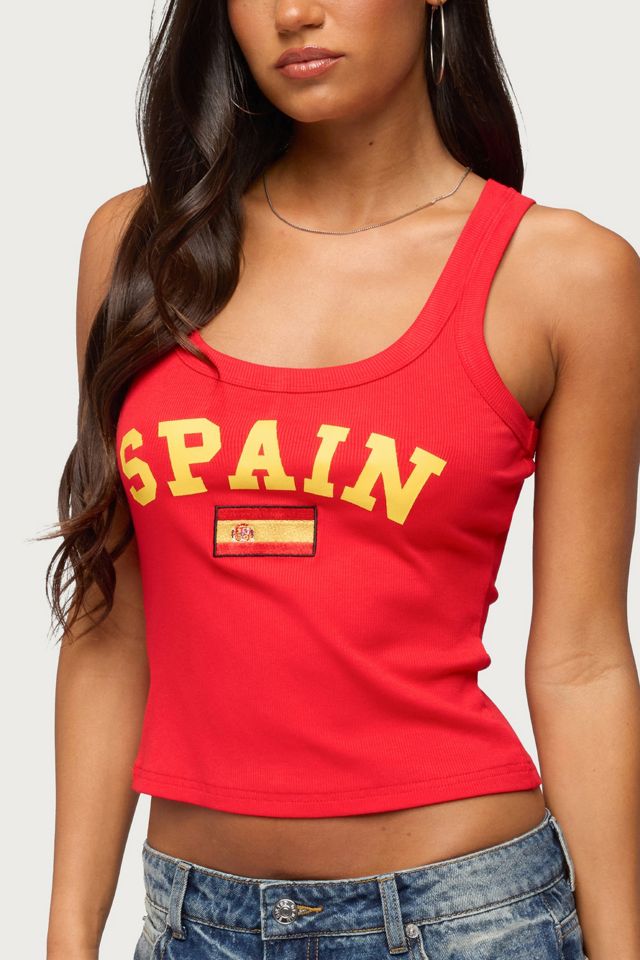 Edikted Spain Ribbed Tank Top #2