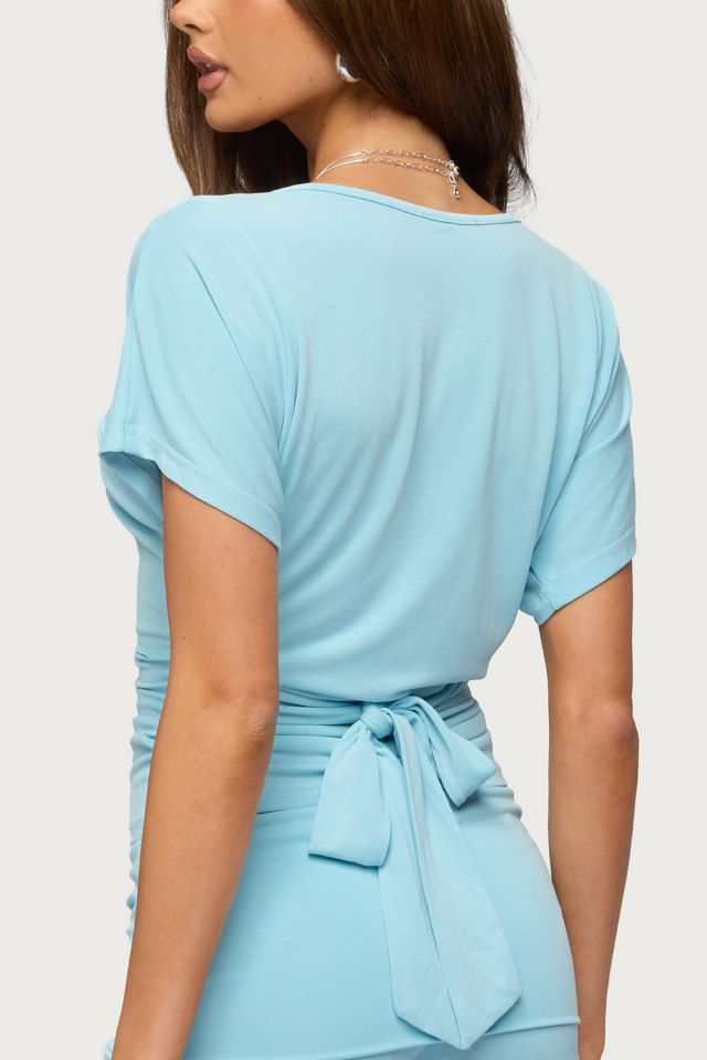 Edikted Maevie Ruched Waist Top #4