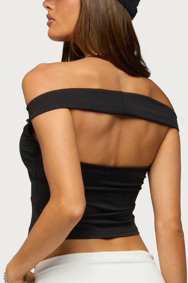 Edikted Xavier Off Shoulder Cutout Top #4