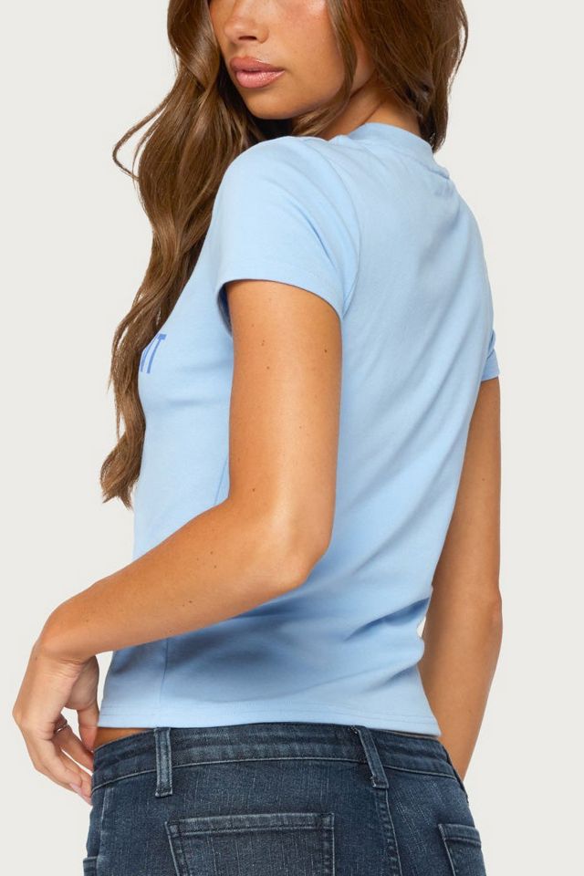 Edikted Blonde Moment T Shirt #4