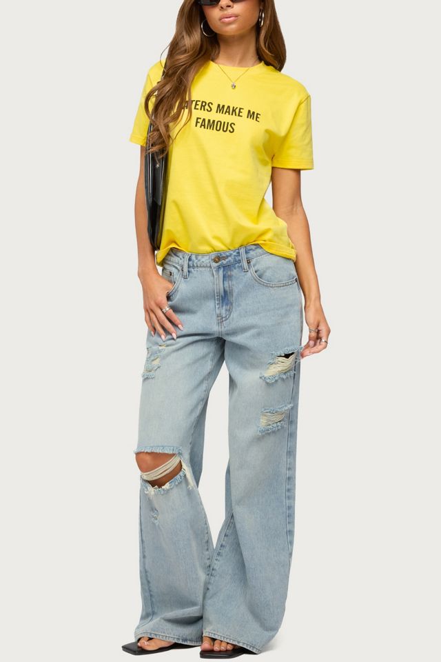 Edikted Haters Make Me Famous T Shirt #1
