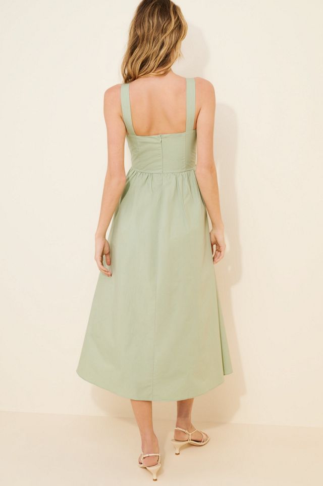 Glamorous Sleeveless Bow Midi Dress #1