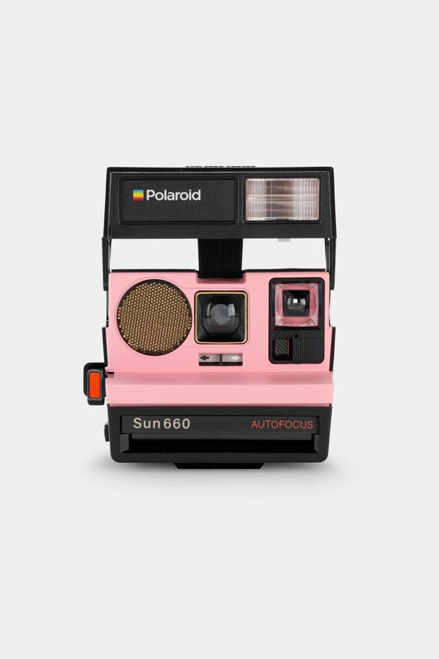 Polaroid 600 Sun660 Autofocus Pink Instant Film Camera from Retrospekt #3