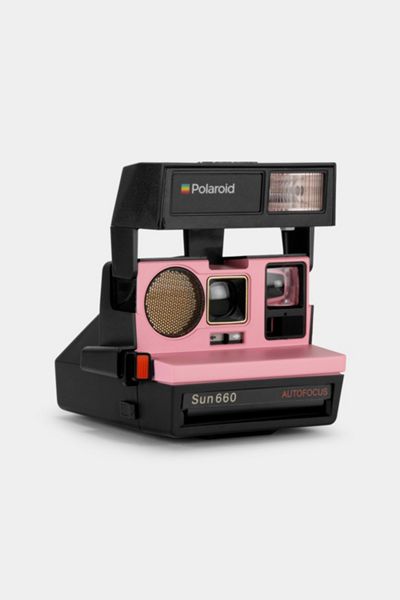 Polaroid 600 Sun660 Autofocus Pink Instant Film Camera from Retrospekt