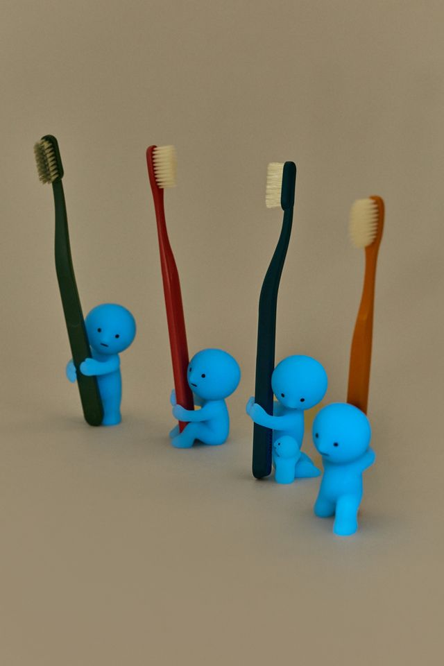 Smiski® Glow-In-The-Dark Toothbrush Stand #1