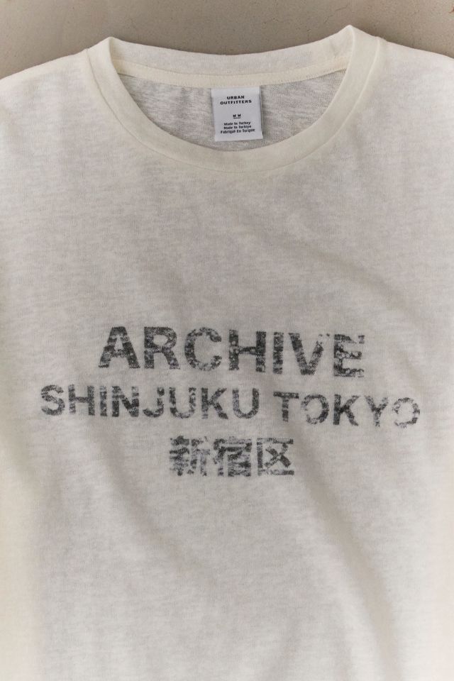 UO Archive Graphic Slub Long Sleeve Tee #2