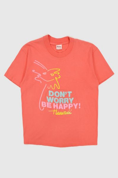Vintage Hawaii Don't Worry Be Happy Tee