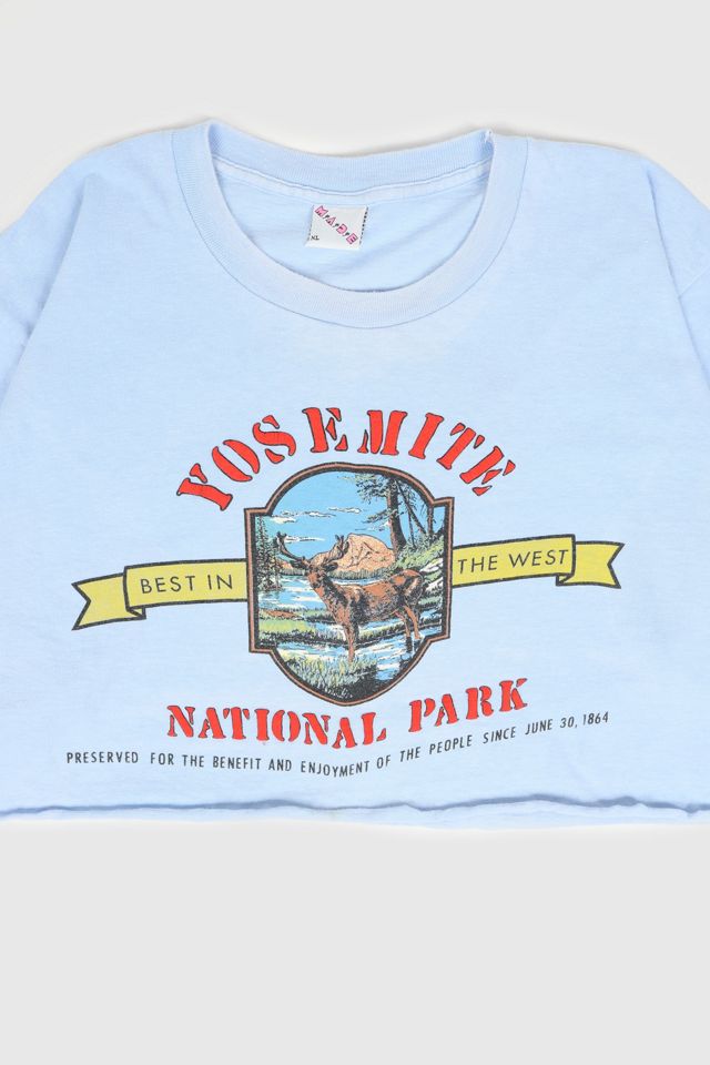 Vintage Cropped Yosemite National Park Tee #1