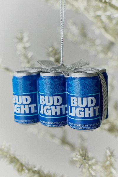 Budweiser® Bud Light 6-Pack Cans Ornament