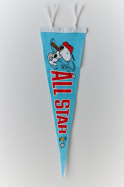 Peanuts Snoopy Pennant Flag Wall Hanging