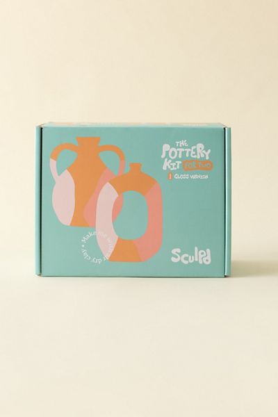 Trousse de poterie DIY en argile séchant à l'air Sculpd