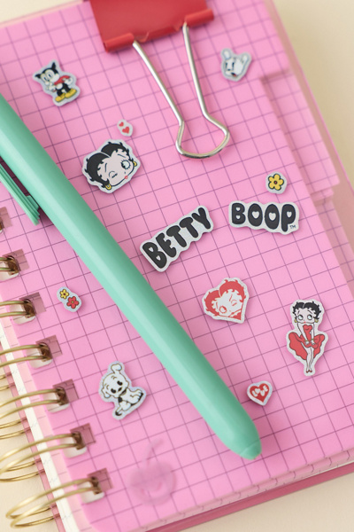 Betty Boop Glitter Holographic Sticker Sheet