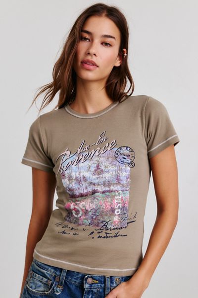 Provence Graphic Cotton Baby Tee